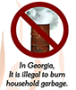 Illegal to burn Household Garbage