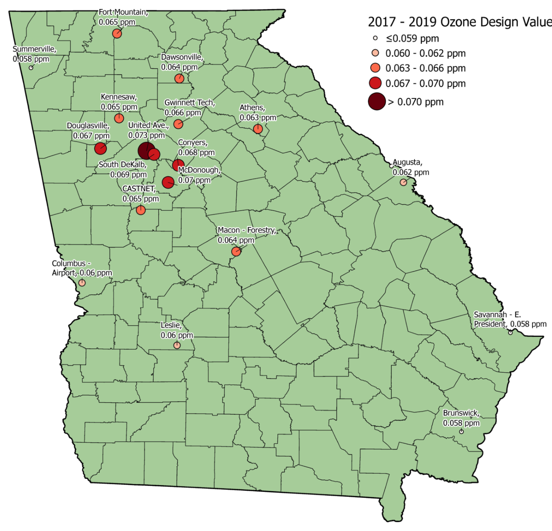 Georgia Air Monitoring